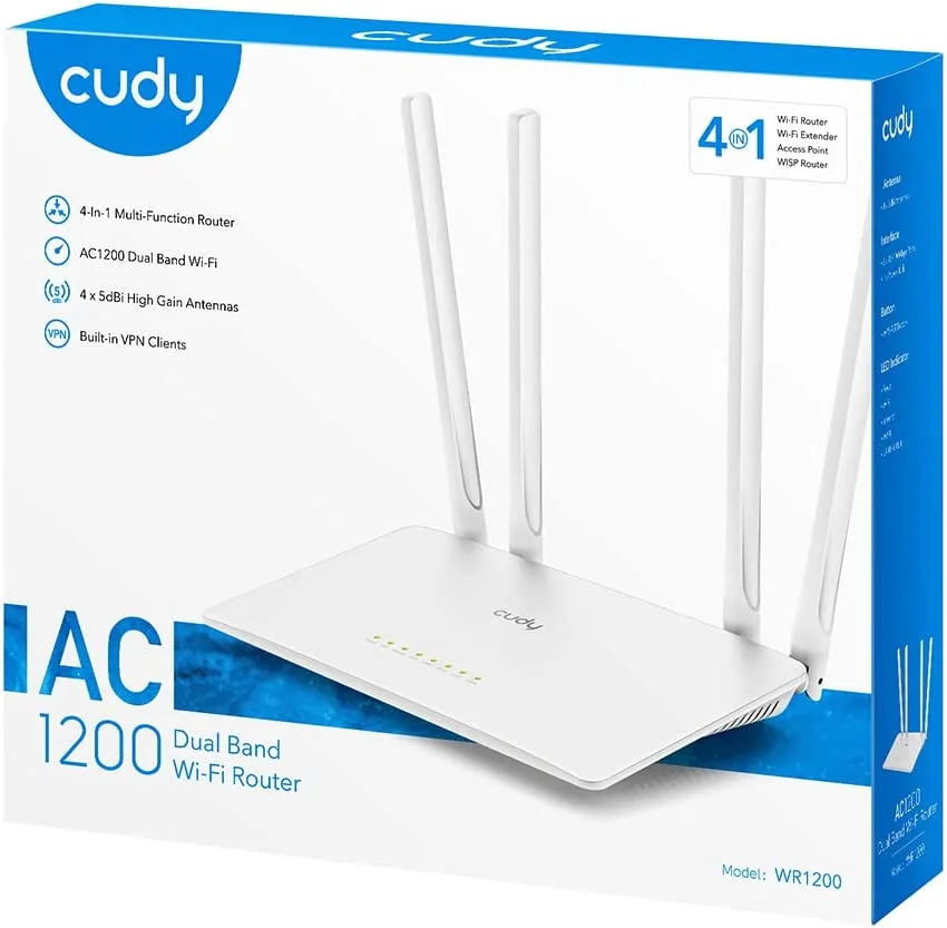 Cudy AC1200 Gigabit Wi-Fi Mesh Router